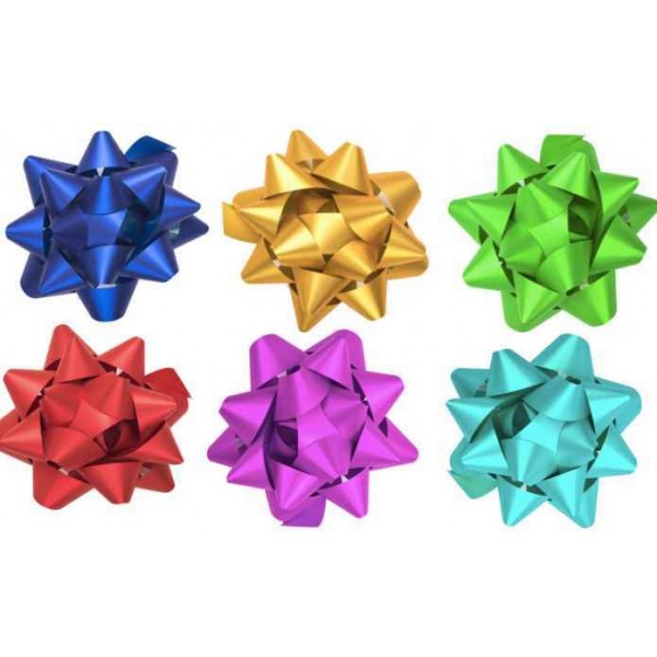 LAZOS DE REGALO DE COLORES BOTE 100 UNID 6MM DIAME