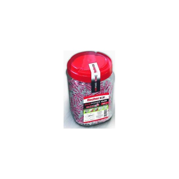 TACO GRIS DUOPOWER FISCHER 10*50 BOTE 200 UNIDADES