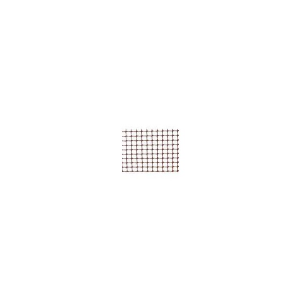 MALLA MARRON PLASTICO 10*10*1MT METRO LINEAL