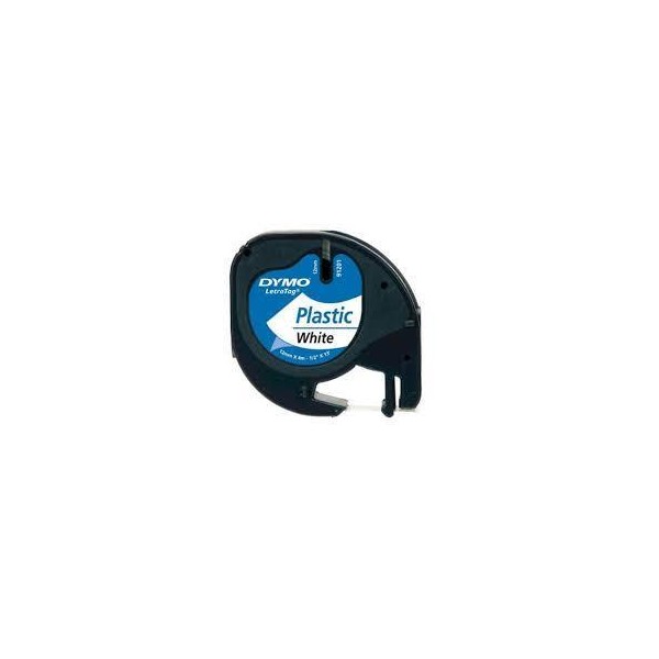 CINTA DYMO AMARILLO  LETRATAG PLASTICO 12MM X4MM