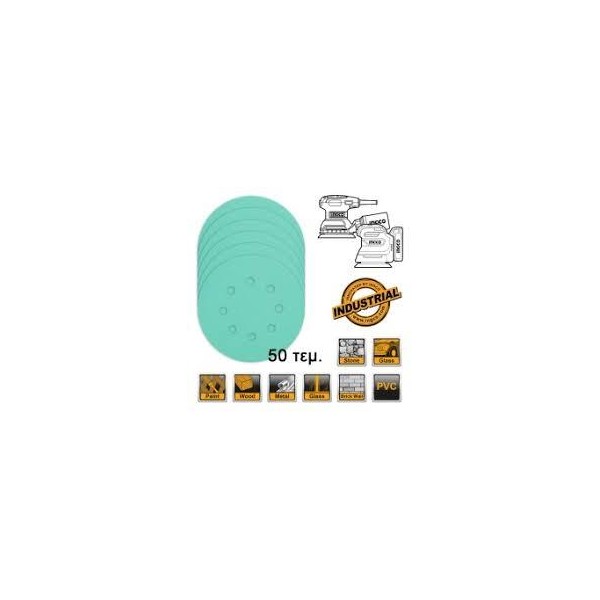 LIJA REDONDA 125MM 50 UNIDADES VELCRO