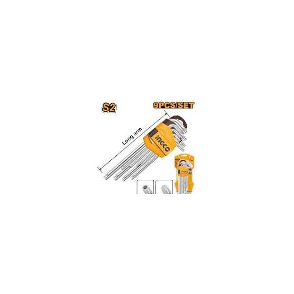 JUEGO LLAVES TORX 9 PIEZAS
