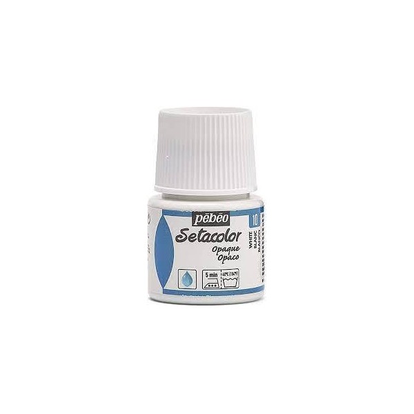 PINTURA TEXTIL SETACOLOR OPACO 45ML 10 BLANCO