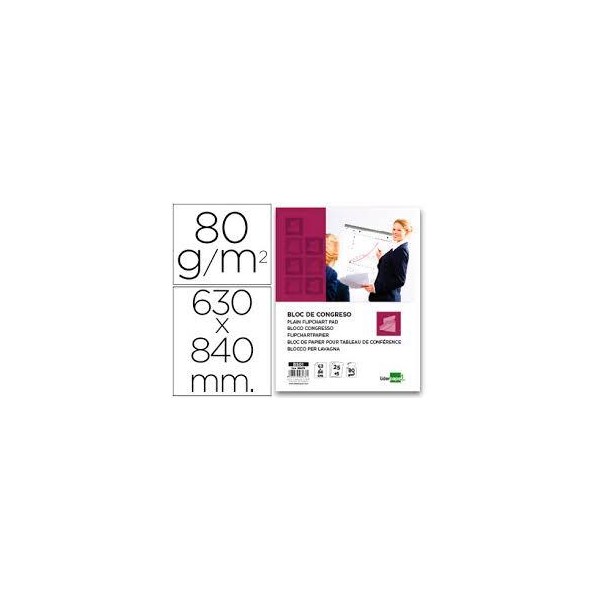 BLOC CONGRESO 630*840 25HJ 80GM