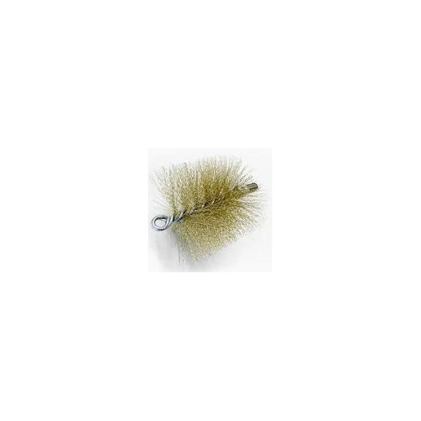 CEPILLO DESHOLLINADOR ESTUFA 120MM ACERO LATONADO