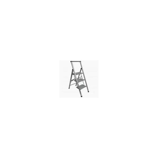 ESCALERA ALUMIN 3 PELDA ANCHOS CONFORT PLABELL