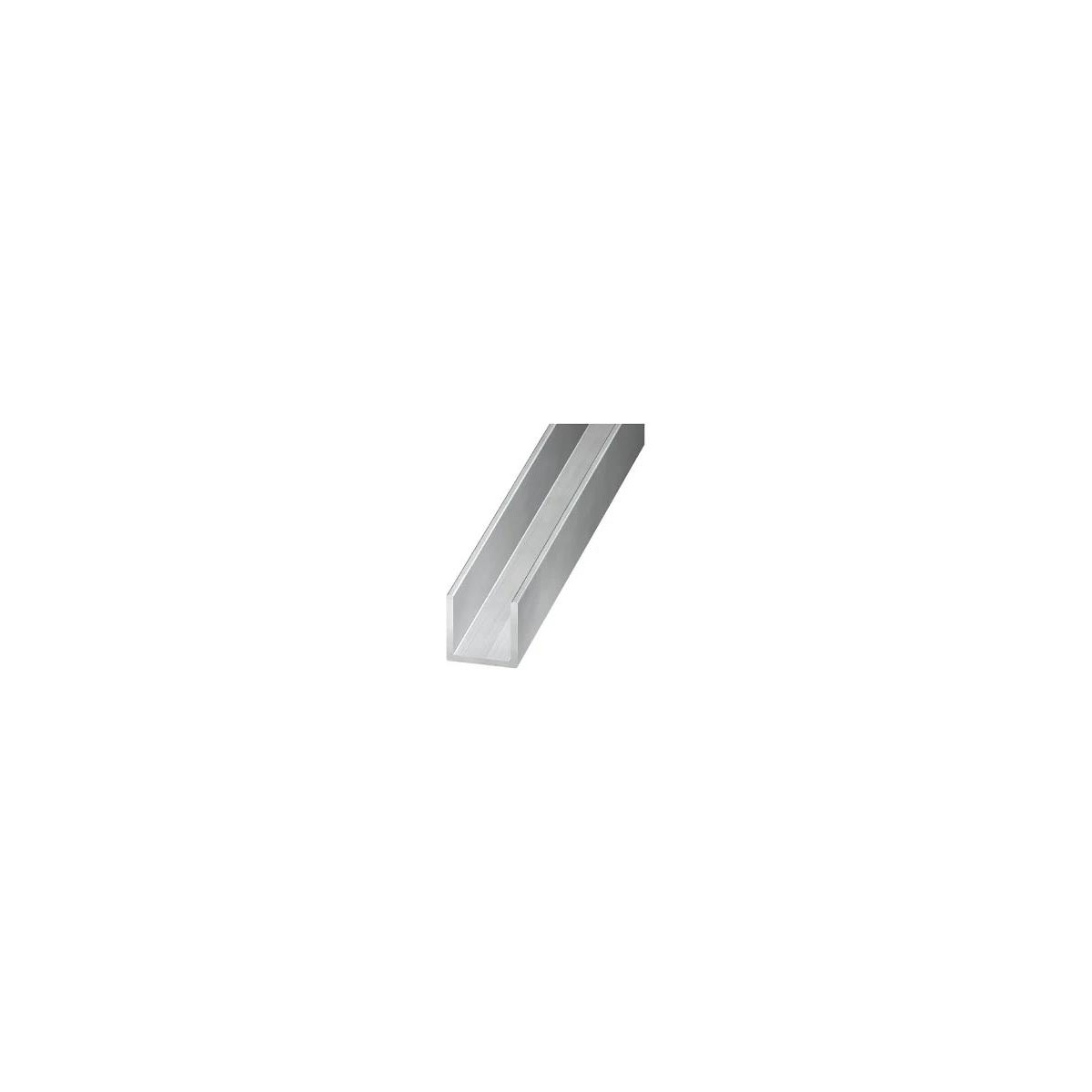 U DE ALUMINIO 1MT 21*21*1MT