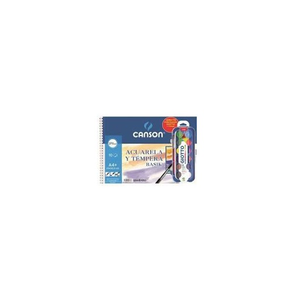 BLOCK DE ACUARELA CANSON A4 370GM 10HJ 23*32.5