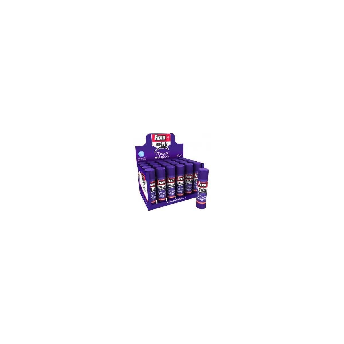 PEGAMENTO FIXO STICK 40GR TRAZO MAGICO MORADO GRAF