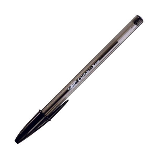 BOLIGRAFO BIC CRISTAL X-LARGE 1.6 NEGRO