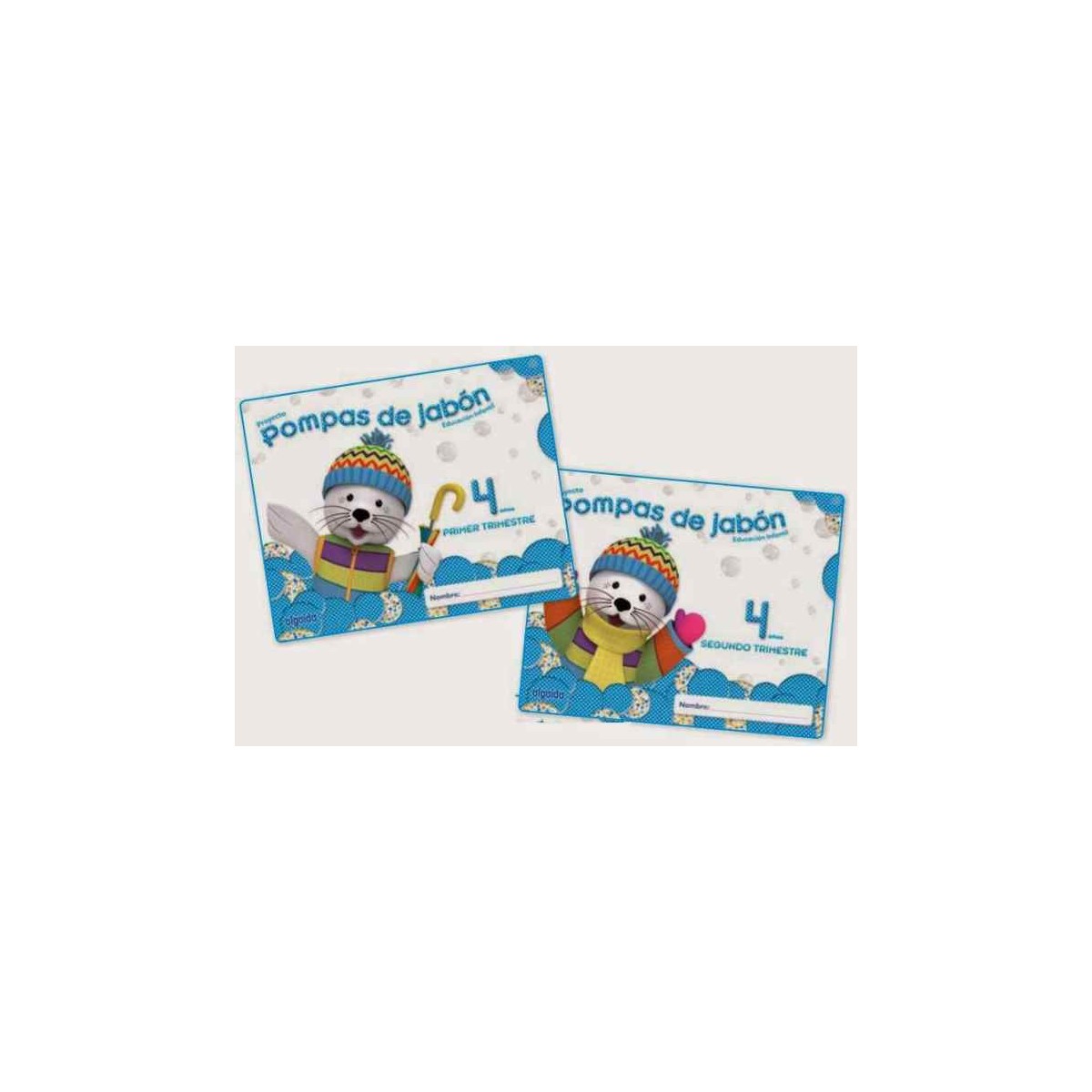 LIBRO POMPAS DE JABON 2ºTRIM 4 AÑOS ALGAIDA