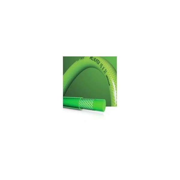 MANGUERA VERDE LATEX TRENZADA 14