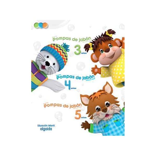 LIBRO POMPAS DE JABON 1ºTRIM 5 AÑOS ALGAIDA