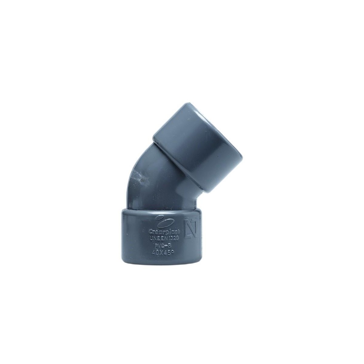 CODO PVC 40-45º SANITARIO