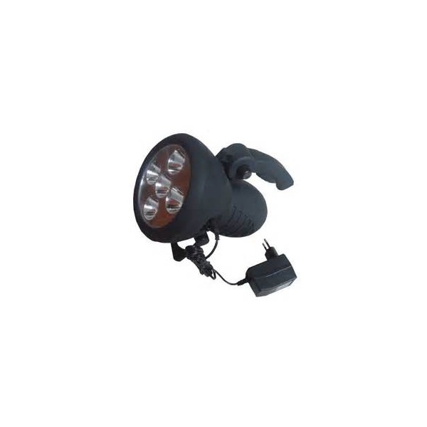 LINTERNA CAÑON CON BATERIA 5 LEDS 5.5W