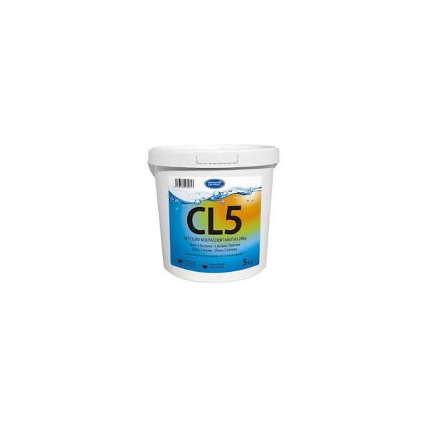 CLORO 5 ACCIONES  PASTILLAS 5KG