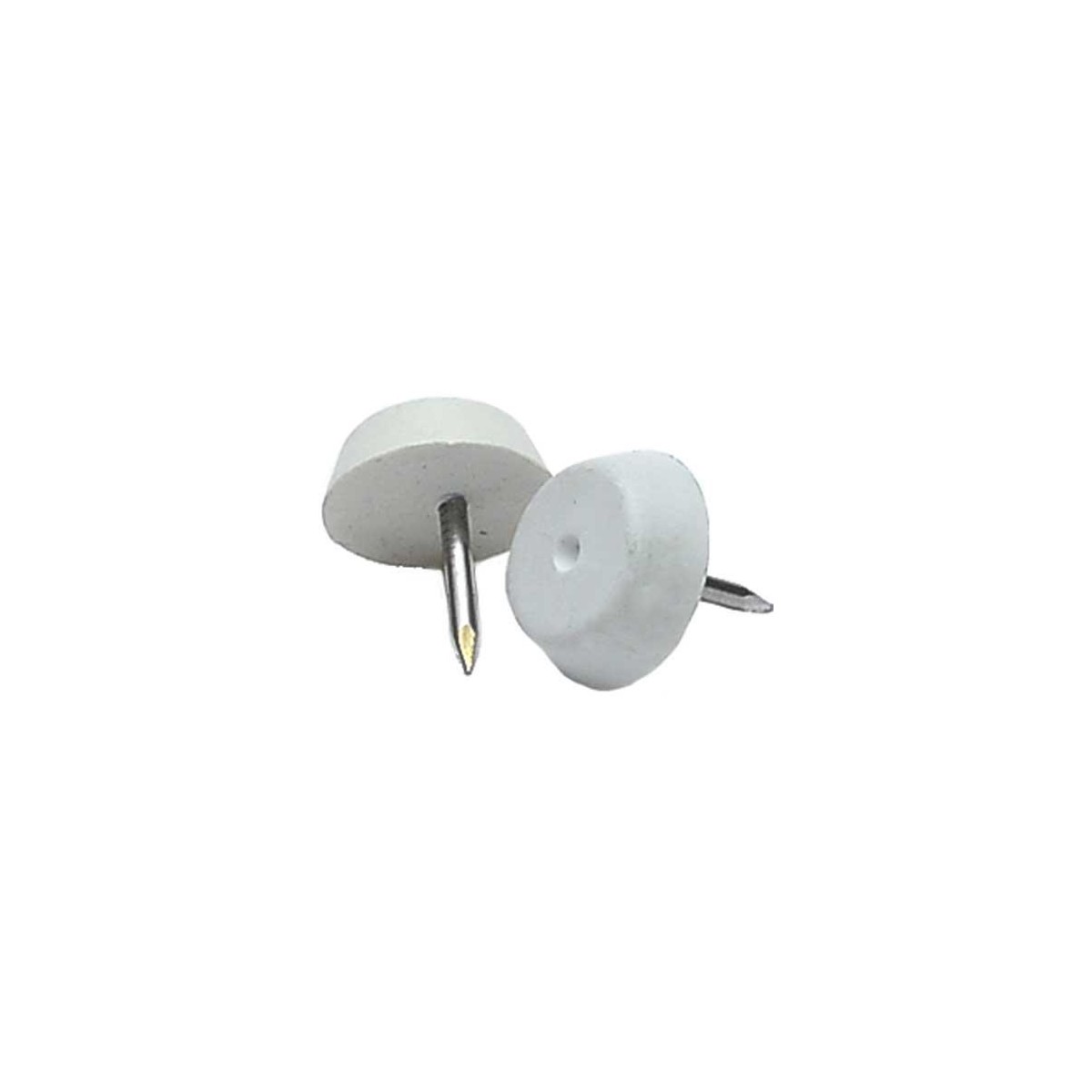 TACO CLAVO PATAS MUEBLE 15MM BLANCO