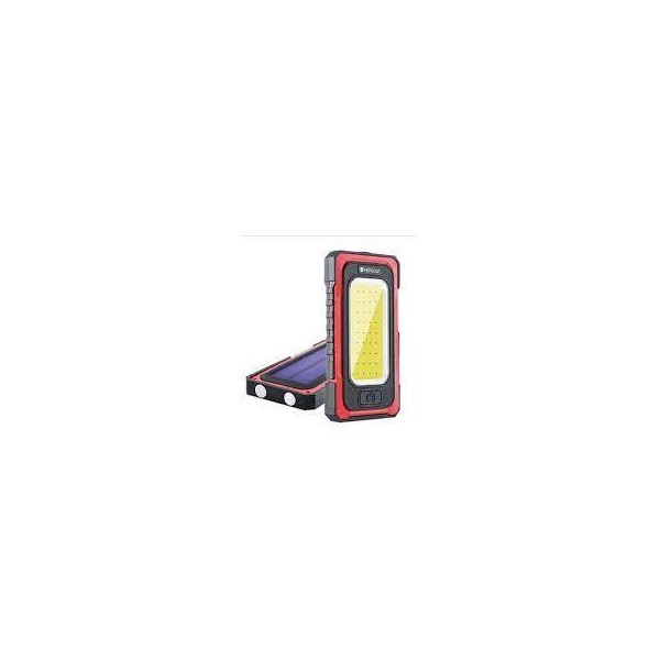 LINTERNA LED RECARGABLE PANEL SOLAR 10W 800LM