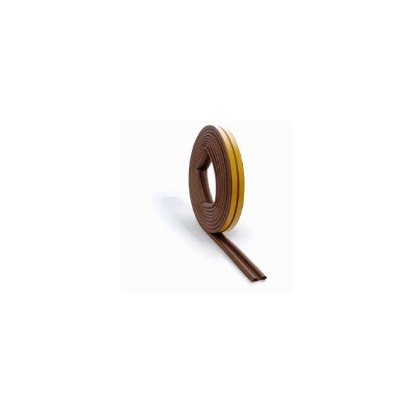 BURLETE ADHESIVO CAUCHO MARRON 3.5MM*6MT