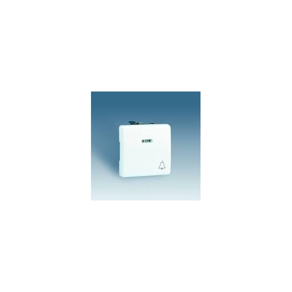 PULSADOR CAMPANA LUMINOSO BLANCO SIMON 27
