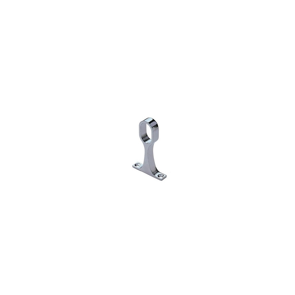 SOPORTE BARRA CORTINA OVAL CENTRAL TECHO