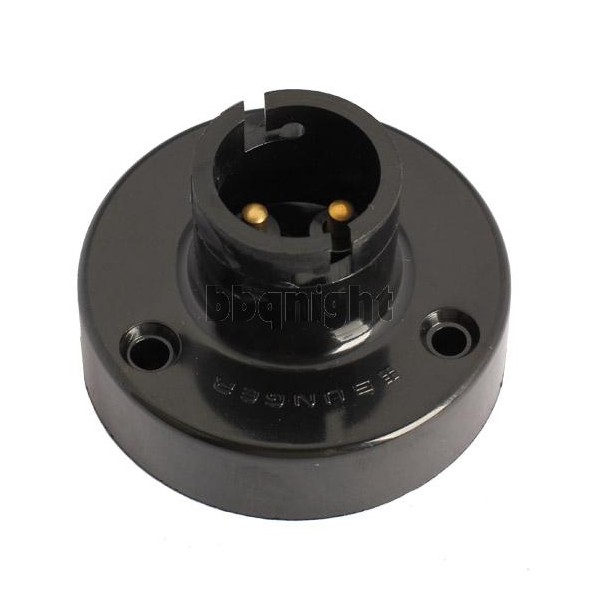 PORTA LAMPARA PARA CIRCUITO E14 CON BASE NEGRO