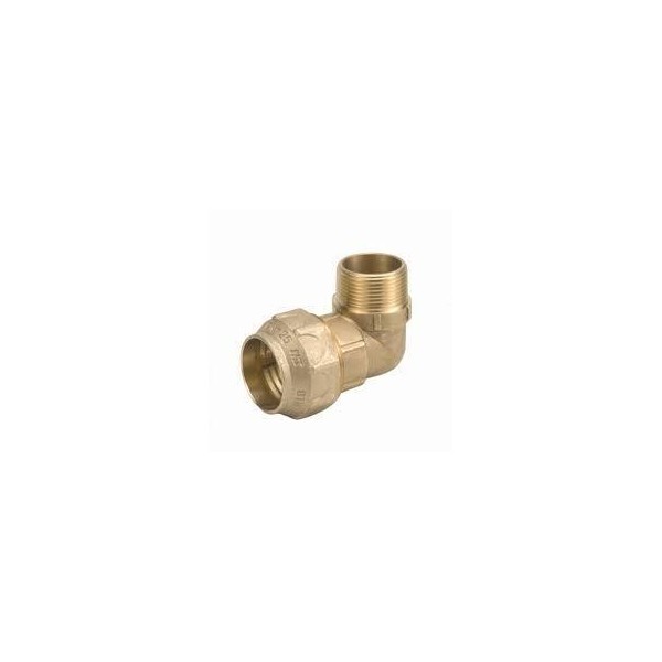 CODO MIXTO LATON POLIETILENO DE 25MM 3/4 R/M