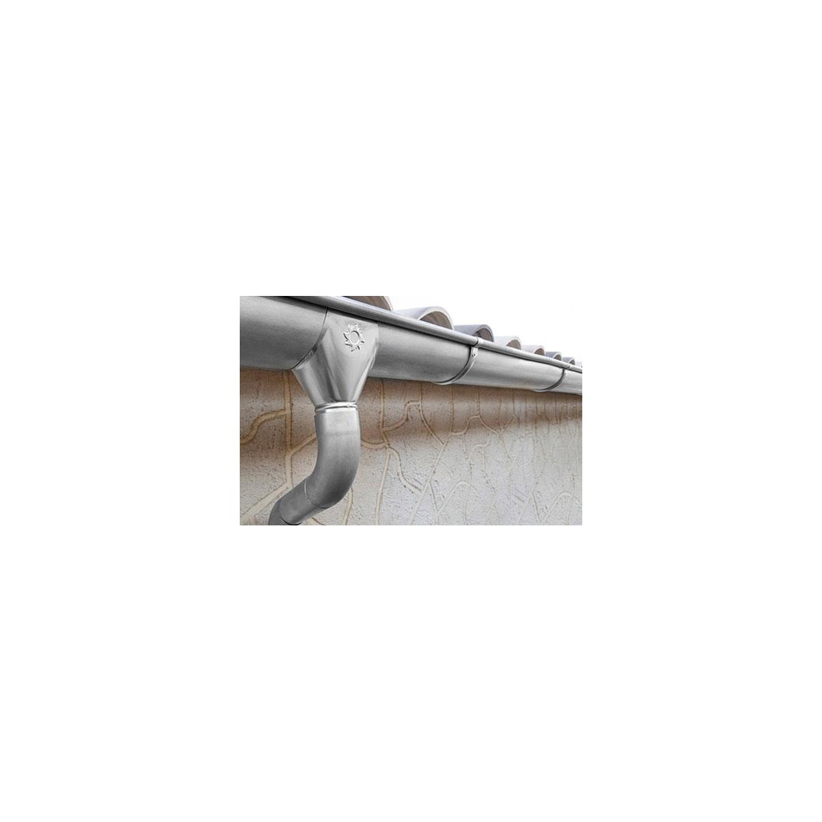 TUBO BAJANTE CANALON GALVA 80MM 3 METROS