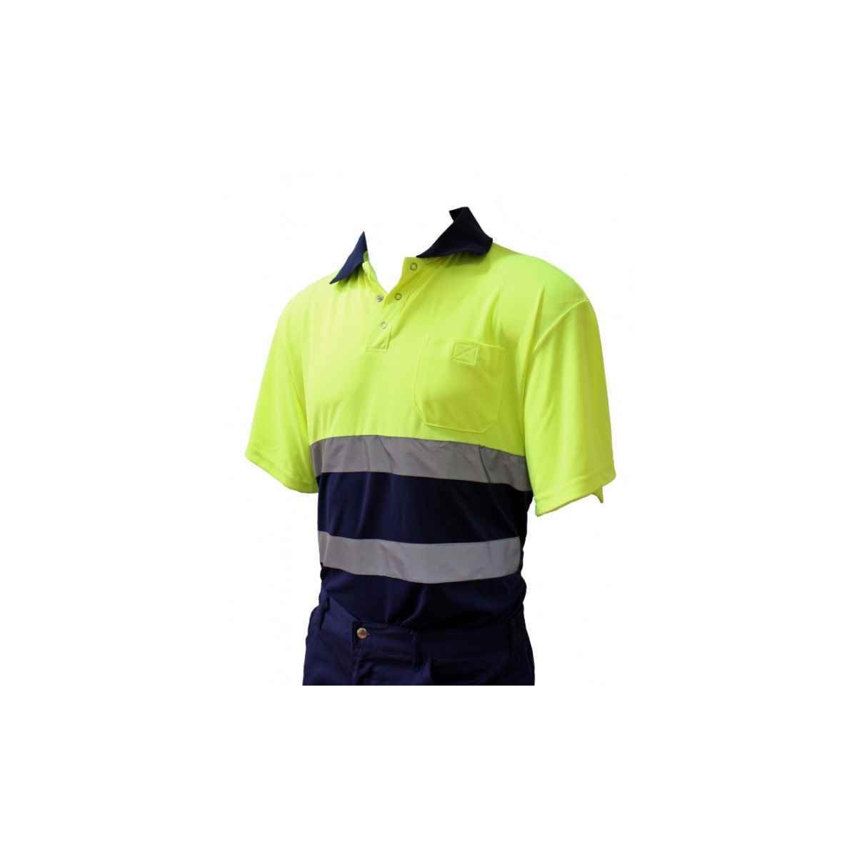 POLO ALTA VISIVILIDAD AZUL AMARI  T/L
