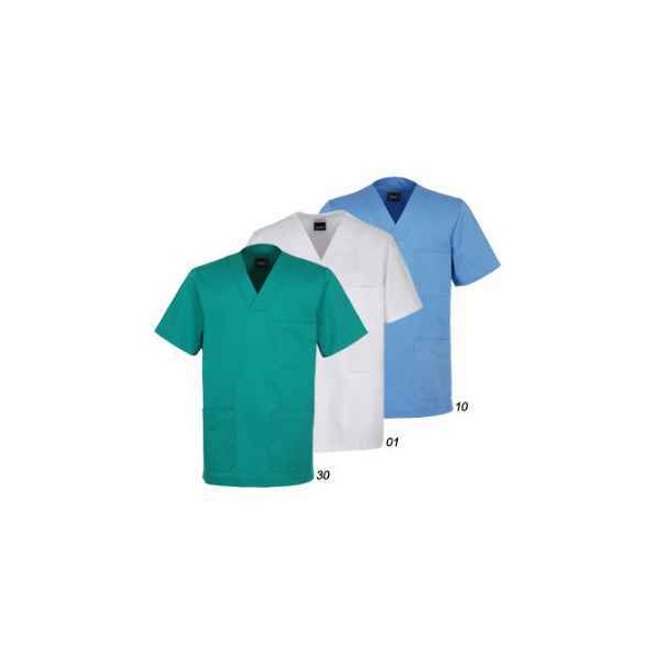 CHAQUETA PIJAMA SANITARIO BLANCO TALLA L