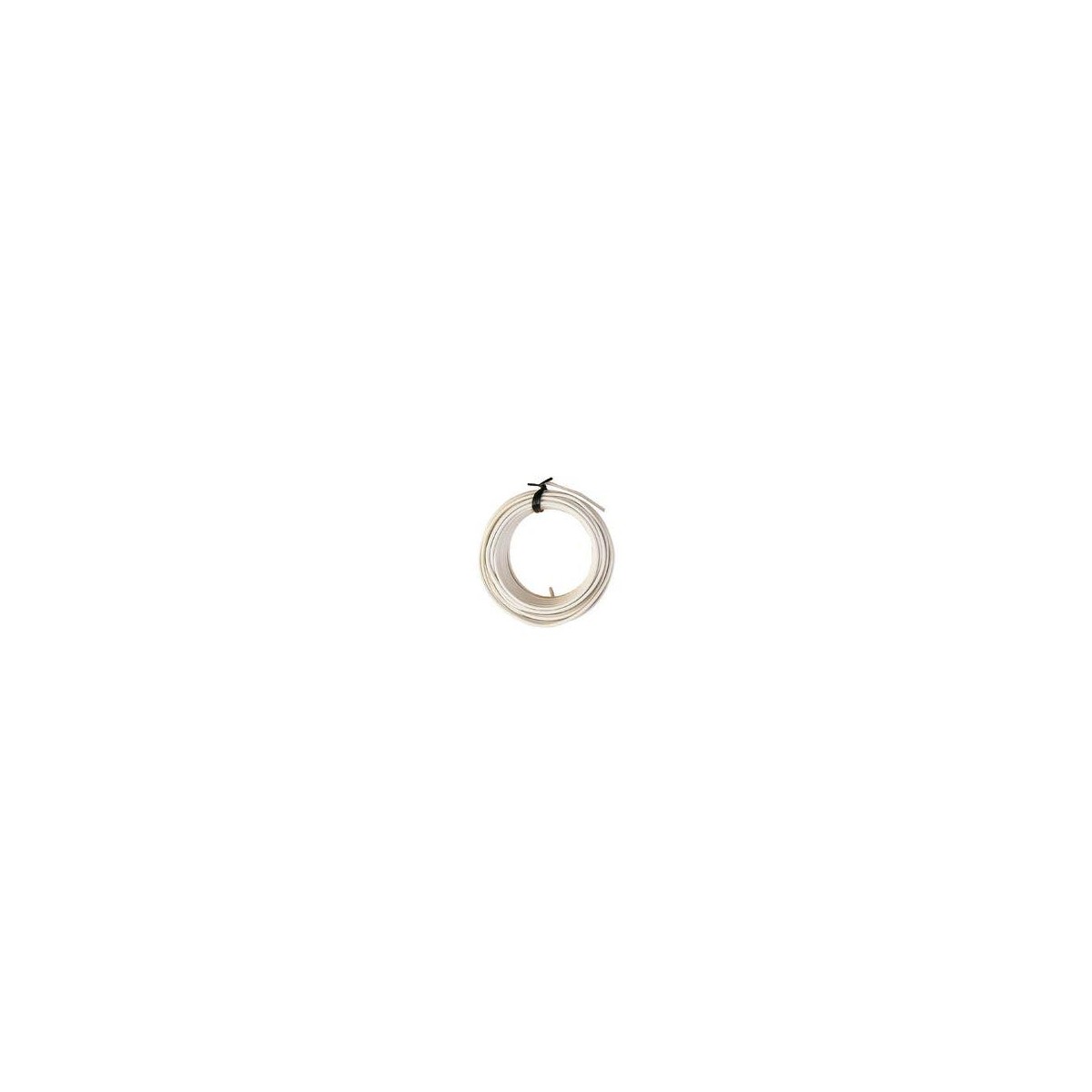 ALAMBRE FORRADO BLANCO 10 MT