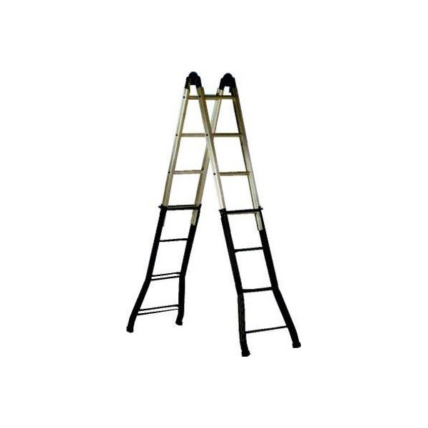 ESCALERA HIERRO TIJERA 3.8MT PLEGABLE MULTIUSOS