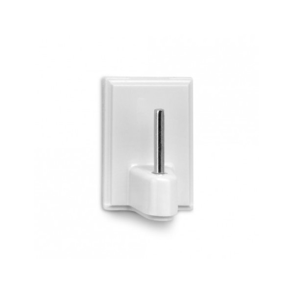 COLGADOR ADHESIVO BARRA VISILLO BLANCO 4 UNIDADES