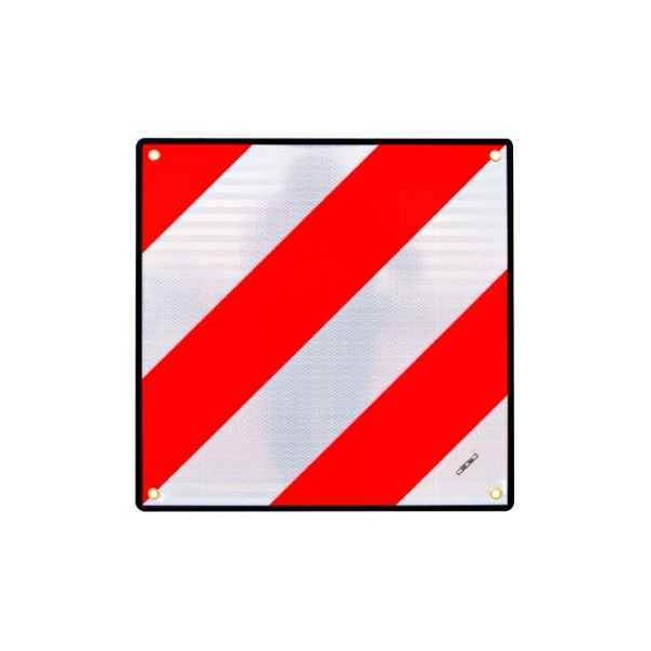 PLACA VEHICULO MATERIAL SALIENTE CARGA LARGA