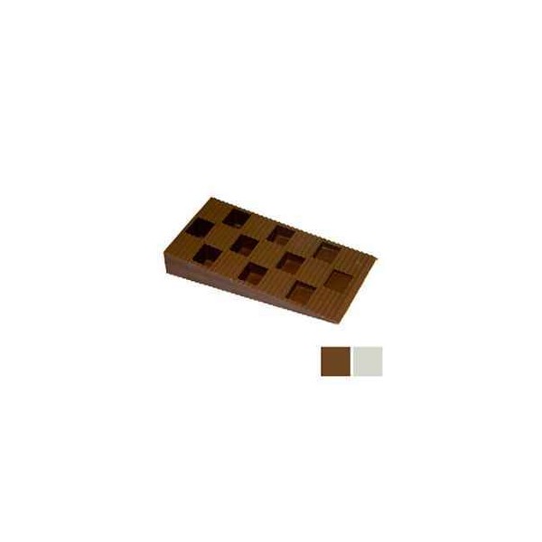 CUÑAS PLASTCO MARRON 2 UNID