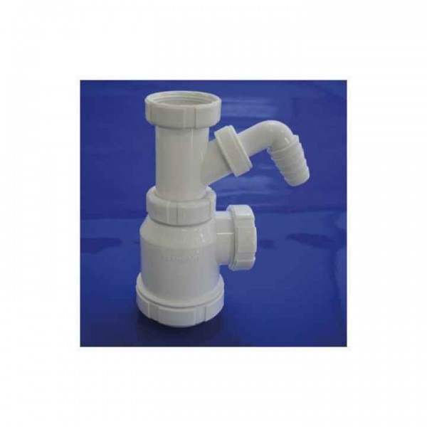 SIFON BOTELLA T-4T 1-1/2 CON TOMA LAVADORA