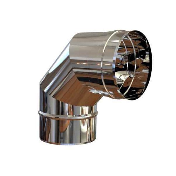 CODO INOX HUMO 150MM 87º