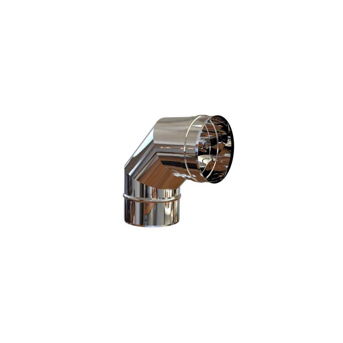 CODO INOX HUMO 150MM 87º