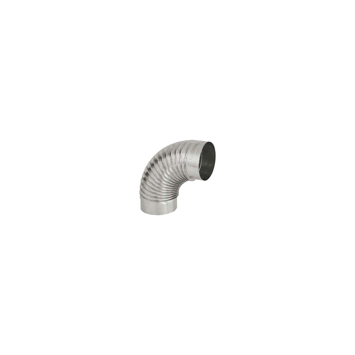 CODO GALVANIZADO HUMO 100MM 87º