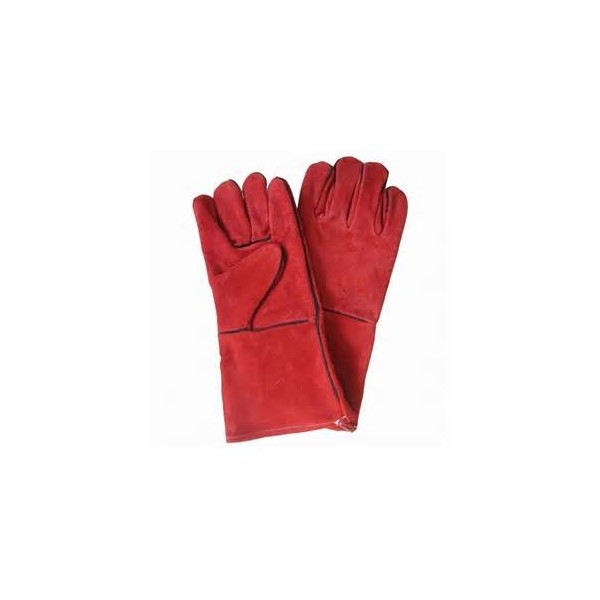 GUANTE SOLDADOR ROJO