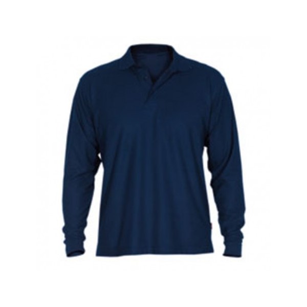 POLO MANGA LARGA AZUL MARINO MARCA T-L