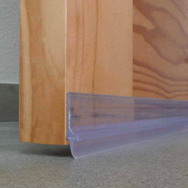 BURLETE FLECOS PVC 100CM TRANSPARENTE