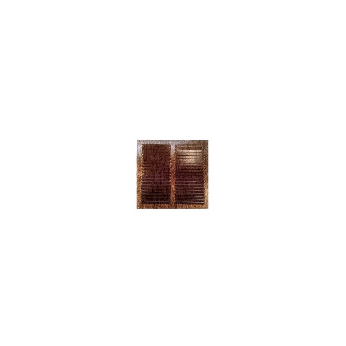 REJILLA ALUMINIO HUMO 200*200 COLOR MADERA OSCURA