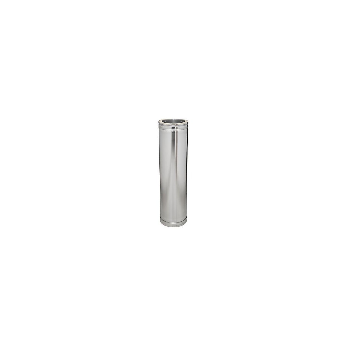 TUBO INOX ESTUFA PELLET 80MM X 1MT
