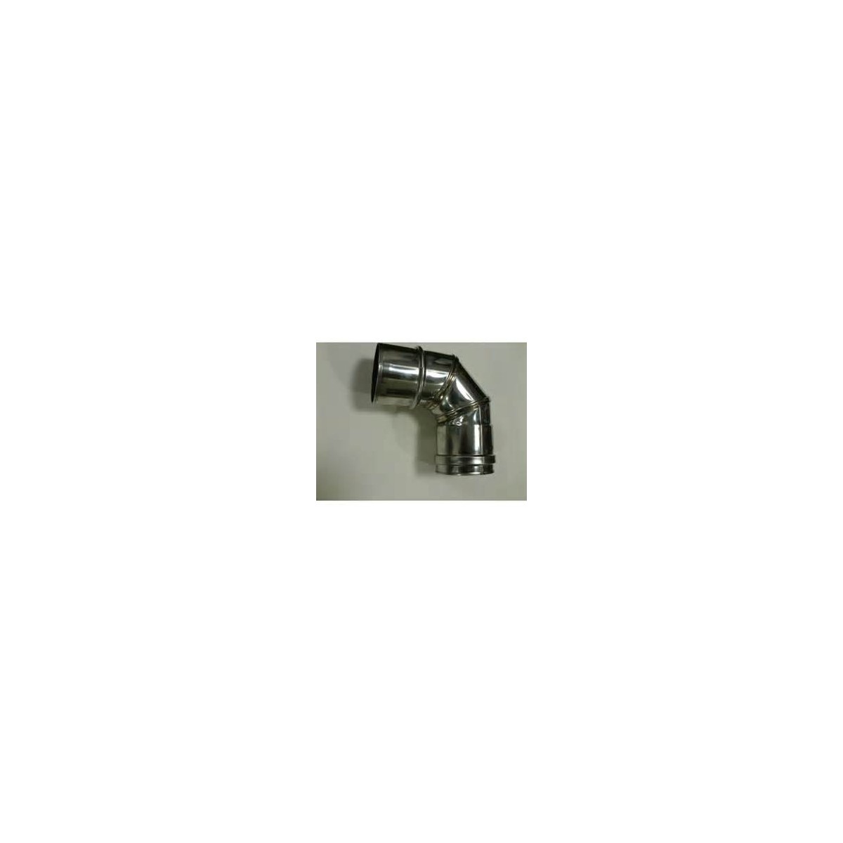 CODO INOX ESTUFA PELLET 80MM 90º
