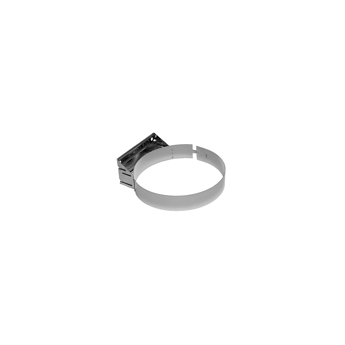 ABRAZADERA INOX TUBO ESTUFA PELLET 80MM