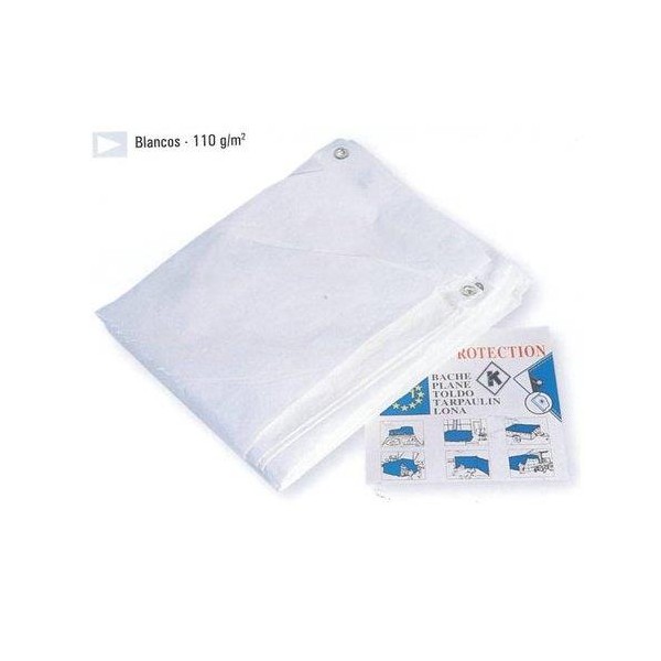 LONA PROTECTORA 8*10 BLANCA