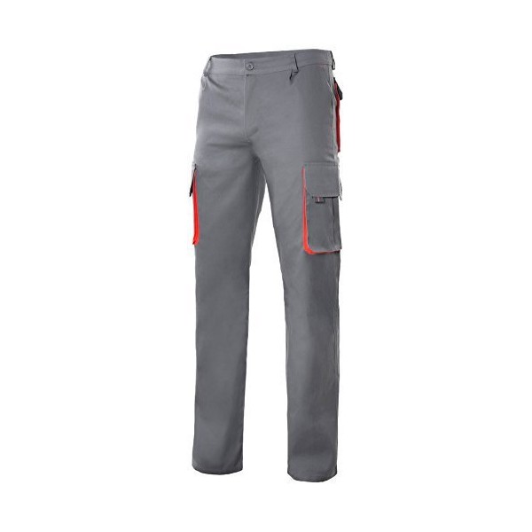 PANTALON 488 SUPER TOP MARCA GRIS NARANJA TALLA 44
