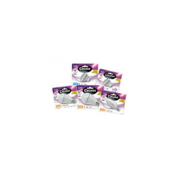 LAMPARA ESFERICA LED 8W 6000K E27 806 LM CEGASA