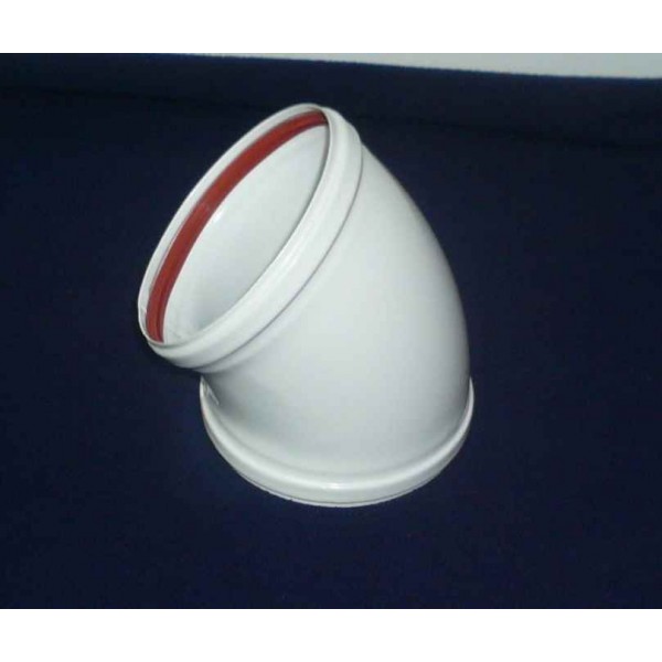 CODO ALUMINIO HUMO 110MM 45º